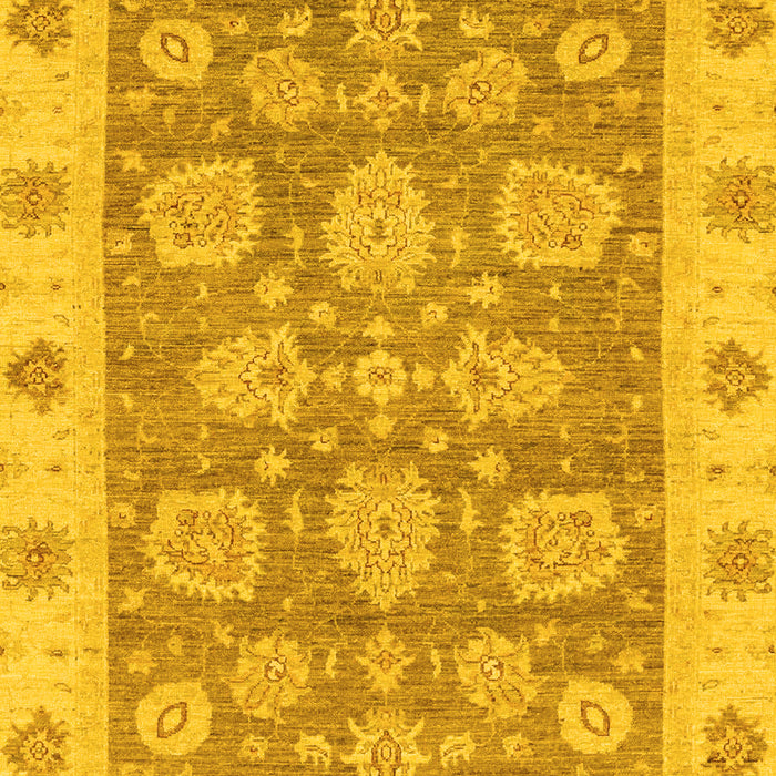 Machine Washable Abstract Yellow Modern Rug, wshabs3567yw