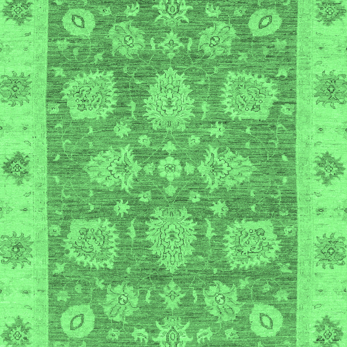 Machine Washable Abstract Emerald Green Modern Area Rugs, wshabs3567emgrn