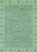 Oriental Light Blue Traditional Rug, abs3568lblu