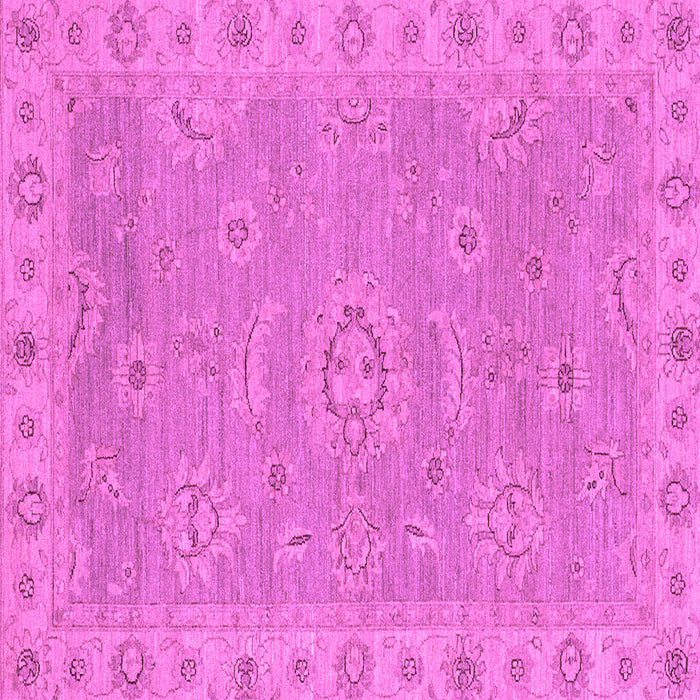 Square Oriental Purple Traditional Rug, abs3568pur
