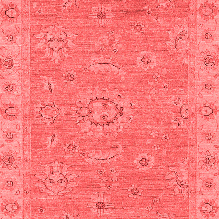 Machine Washable Oriental Red Traditional Rug, wshabs3568red