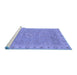 Sideview of Machine Washable Oriental Blue Traditional Rug, wshabs3568blu