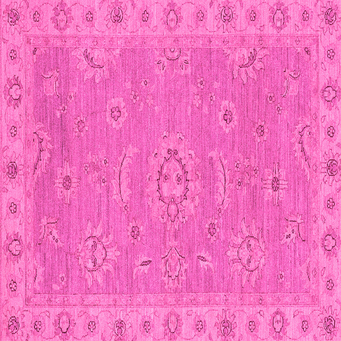 Square Oriental Pink Traditional Rug, abs3568pnk