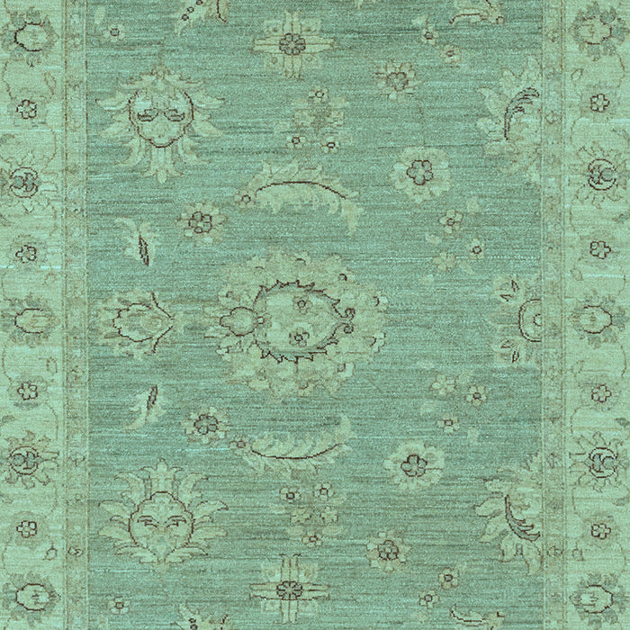 Machine Washable Oriental Light Blue Traditional Rug, wshabs3568lblu