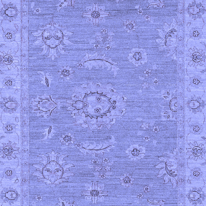 Machine Washable Oriental Blue Traditional Rug, wshabs3568blu