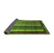 Sideview of Abstract Green Modern Rug, abs3569grn