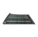 Sideview of Abstract Light Blue Modern Rug, abs3569lblu