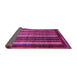 Sideview of Abstract Pink Modern Rug, abs3569pnk