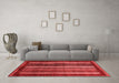 Modern Red Washable Rugs