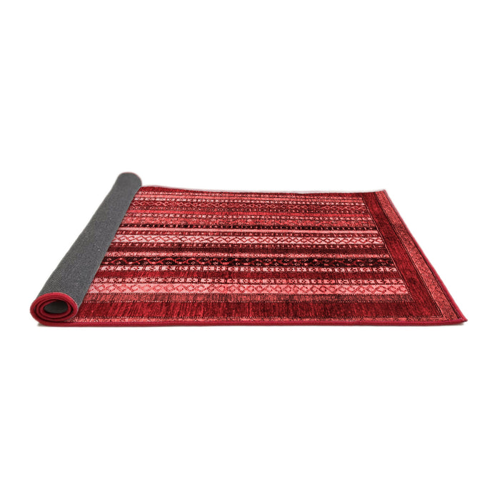 Abstract Red Modern Area Rugs