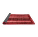 Abstract Red Modern Area Rugs