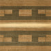 Square Abstract Caramel Brown Modern Rug, abs356