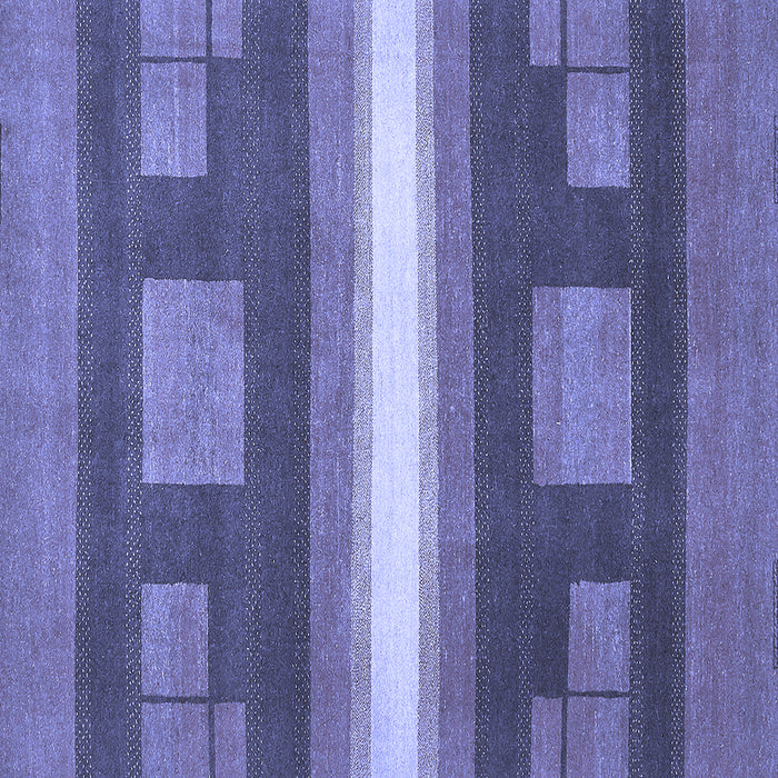 Square Machine Washable Abstract Blue Modern Rug, wshabs356blu