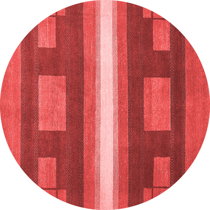 Machine Washable Abstract Red Modern Rug, wshabs356red