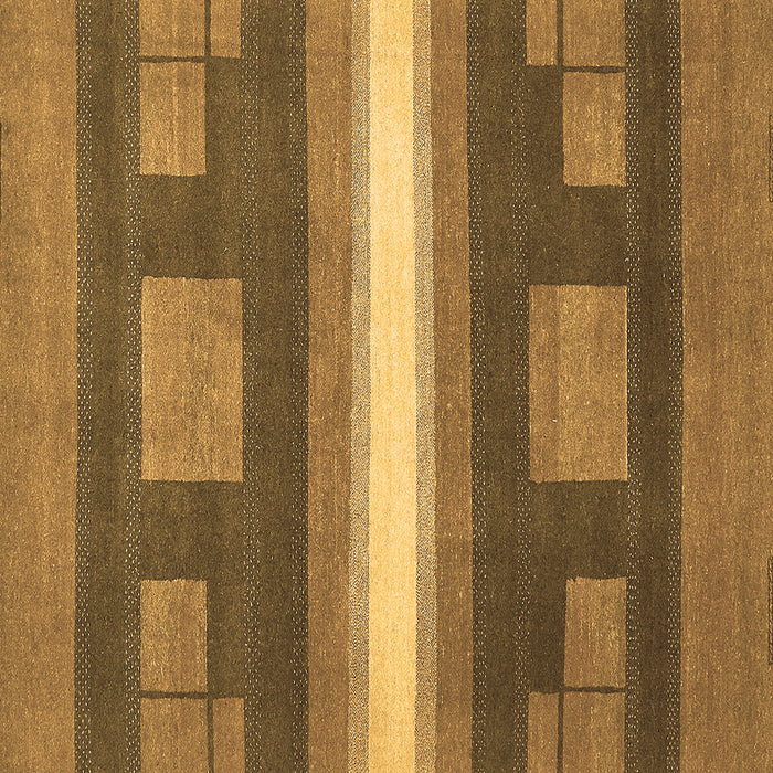 Square Machine Washable Abstract Brown Modern Rug, wshabs356brn