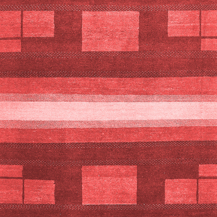 Machine Washable Abstract Red Modern Rug, wshabs356red