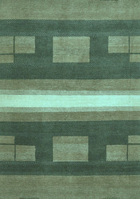 Abstract Light Blue Modern Rug, abs356lblu