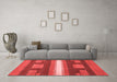 Modern Red Washable Rugs