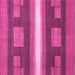 Square Abstract Pink Modern Rug, abs356pnk