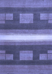 Abstract Blue Modern Rug, abs356blu