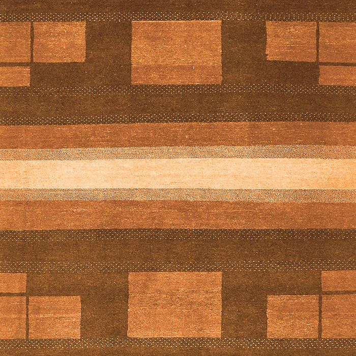 Machine Washable Abstract Orange Modern Area Rugs, wshabs356org