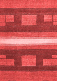 Abstract Red Modern Rug, abs356red