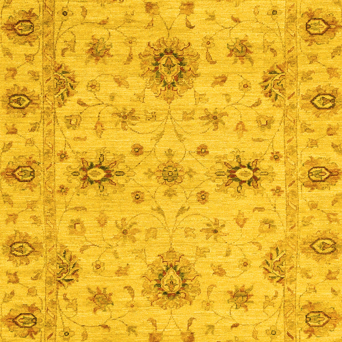 Oriental Yellow Traditional Rug, abs3570yw