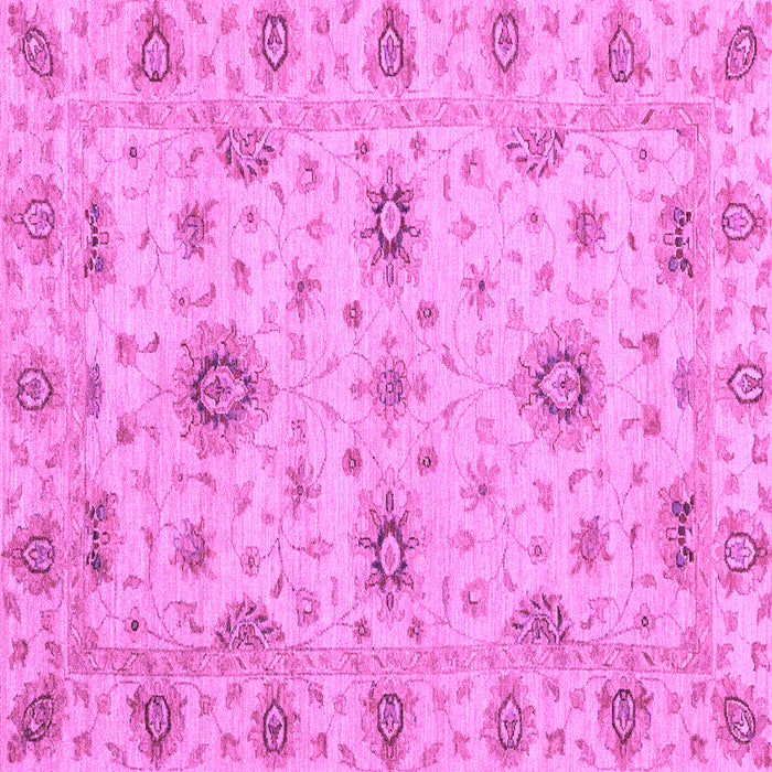 Square Oriental Purple Traditional Rug, abs3570pur