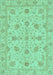 Oriental Turquoise Traditional Rug, abs3571turq