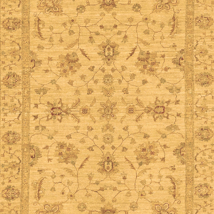 Machine Washable Oriental Brown Traditional Rug, wshabs3571brn