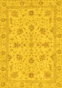 Oriental Yellow Traditional Rug, abs3571yw