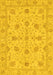 Oriental Yellow Traditional Rug, abs3571yw