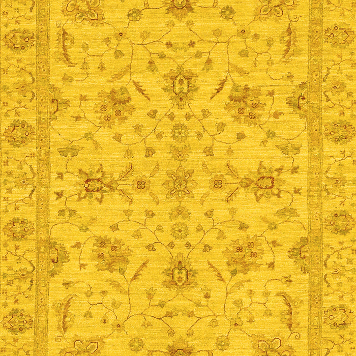 Oriental Yellow Traditional Rug, abs3571yw