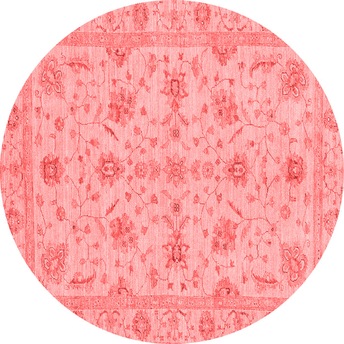 Machine Washable Oriental Red Traditional Rug, wshabs3571red