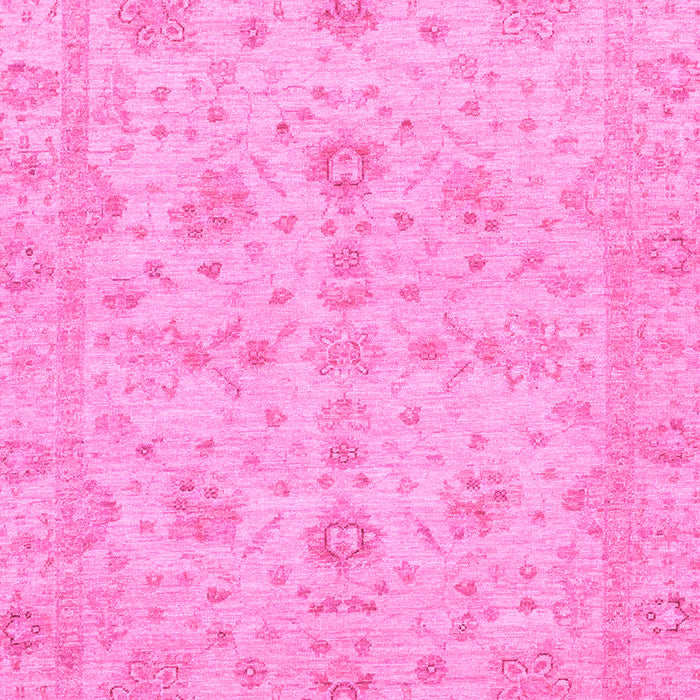 Machine Washable Oriental Pink Traditional Rug, wshabs3572pnk