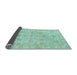 Sideview of Oriental Light Blue Traditional Rug, abs3572lblu