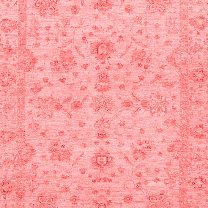 Machine Washable Oriental Red Traditional Rug, wshabs3572red