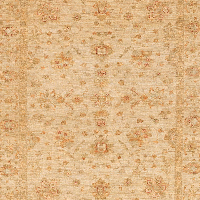 Machine Washable Abstract Yellow Rug, wshabs3572