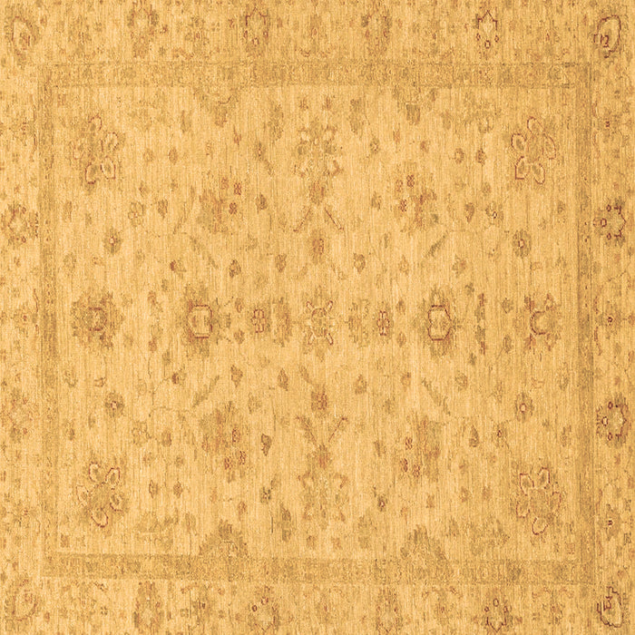 Square Machine Washable Oriental Brown Traditional Rug, wshabs3572brn
