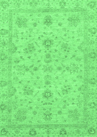 Oriental Emerald Green Traditional Rug, abs3572emgrn