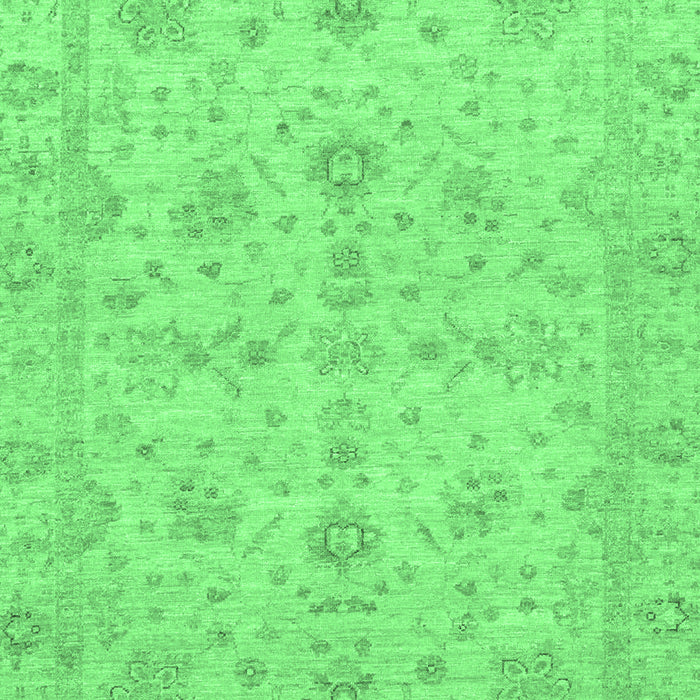 Oriental Emerald Green Traditional Rug, abs3572emgrn