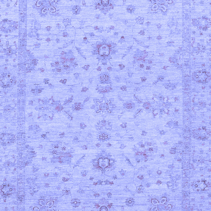 Machine Washable Oriental Blue Traditional Rug, wshabs3572blu