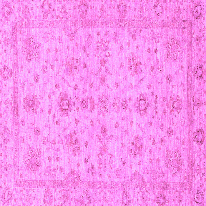 Square Machine Washable Oriental Purple Traditional Area Rugs, wshabs3572pur