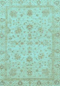 Oriental Light Blue Traditional Rug, abs3572lblu