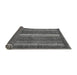 Sideview of Abstract Gray Modern Rug, abs3573gry