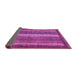 Sideview of Abstract Purple Modern Rug, abs3573pur