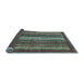 Sideview of Abstract Light Blue Modern Rug, abs3573lblu