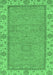 Oriental Emerald Green Traditional Rug, abs3574emgrn