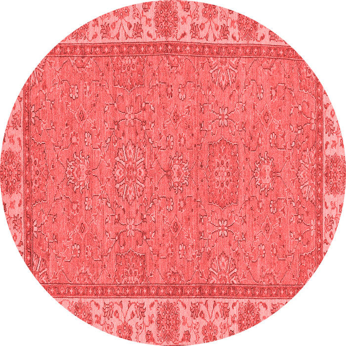 Machine Washable Oriental Red Traditional Rug, wshabs3574red