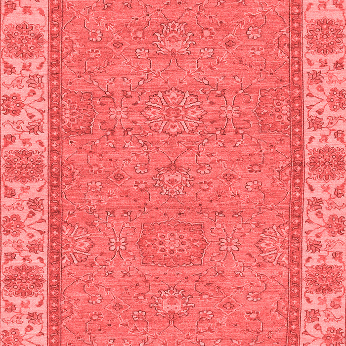 Machine Washable Oriental Red Traditional Rug, wshabs3574red